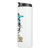 Ovarian Cancer Awareness Month Ribbon Gifts Thermosbecher (Nach rechts gedreht)