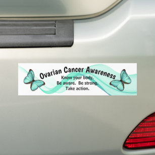 Ovarieller Autoaufkleber zur Bewusstseinsbildung