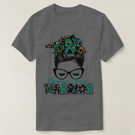 Ovarieller Krebs Bewusstseinswarter Frauen Glasse T-Shirt (Design vorne)