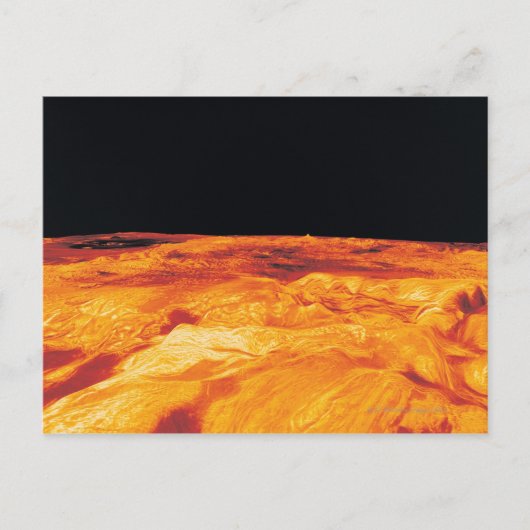 Ovda Regio auf der Venus Postkarte (Vorderseite)
