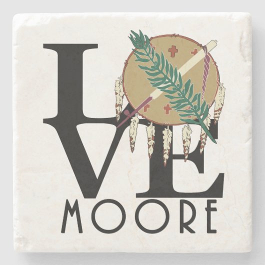 OVE Moore Oklahoma Steinuntersetzer (Vorderseite)