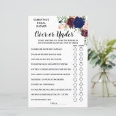 Ove oder Under Brautparty Spanisch Englisch Spiel (Stehend Vorderseite)