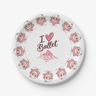 Oveja ballet pappteller