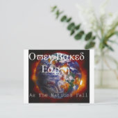 Oven Baked Earth Postkarte (Stehend Vorderseite)