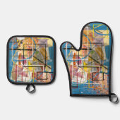 Oven Glove Ofenhandschuh & Topflappen-Set (Vorderseite)