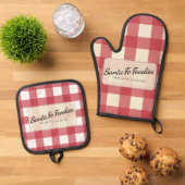 Oven Mitt and Pot Holder Set (Oben Unten)