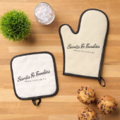 Oven Mitt and Pot Holder Set (Oben Unten)