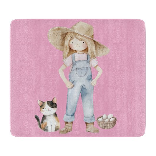 Oven Mitt and Pot Holders Schneidebrett (Vorderseite)