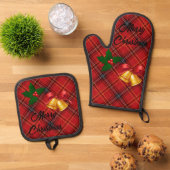Oven Mitt and Pot Holders Set (Oben Unten)