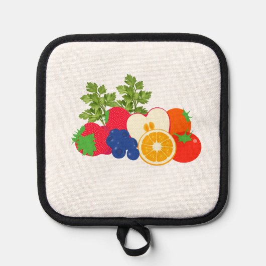 Oven Mitt and Pot Holders Topflappen (Vorderseite)