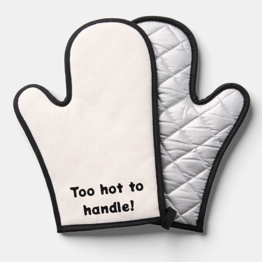Oven Mitt Ofenhandschuh (Vorderseite/Rückseite)
