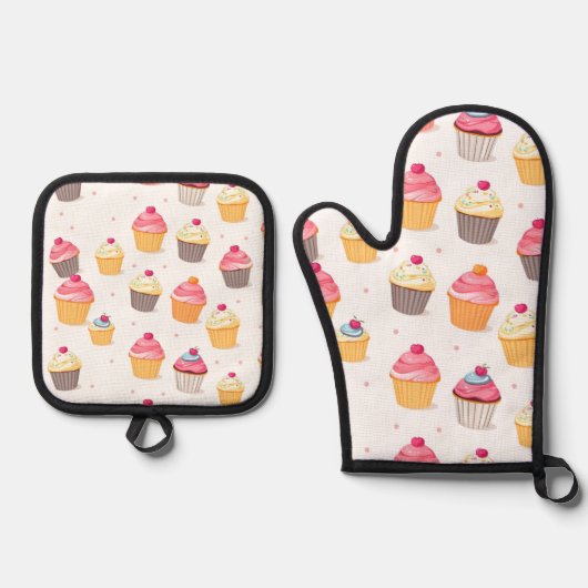 Oven Mitt & Pot Holder Set (Vorderseite)