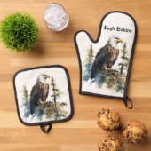 Oven Mitt & Pot Holders Adler Baking Nature Ofenhandschuh & Topflappen-Set (Oben Unten)