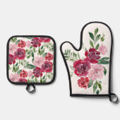 Oven Mitt Potholder Set (Vorderseite)