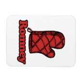 Oven Mitt Romney.png Magnet (Horizontal)