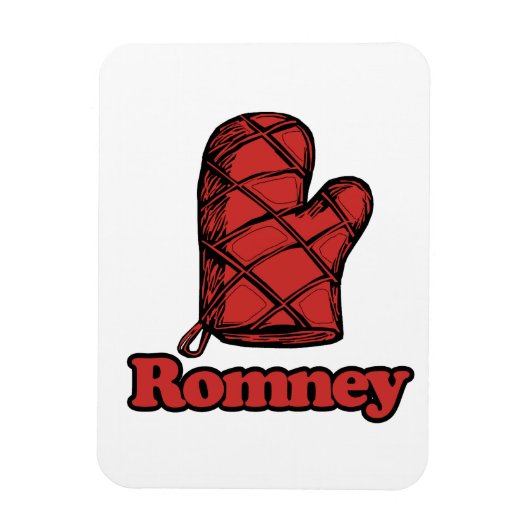 Oven Mitt Romney.png Magnet (Vertikal)