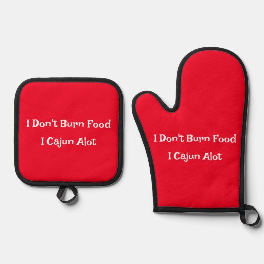 Oven Mitt Set (Vorderseite)
