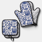 Oven Mitt Set (Vorderseite/Rückseite)
