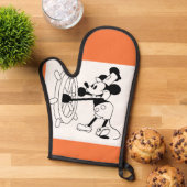 Oven Mitt Therme mit Dampfboot Willie Ofenhandschuh (Oben unten)