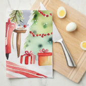 Oven Mitt und Pot Holder Geschirrtuch (Viertel Falte)