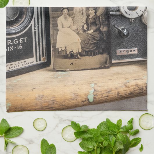 Oven Mitt und Pot Holder Geschirrtuch (Gefaltet)