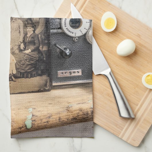 Oven Mitt und Pot Holder Geschirrtuch (Viertel Falte)