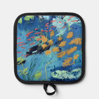 Oven Mitt und Pot Holder in Blackfish Design Topflappen