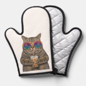Oven Mitt und Pot Holder Ofenhandschuh (Vorderseite/Rückseite)
