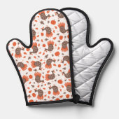 Oven Mitt und Pot Holder Ofenhandschuh (Vorderseite/Rückseite)