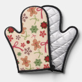 Oven Mitt und Pot Holder Ofenhandschuh (Vorderseite/Rückseite)