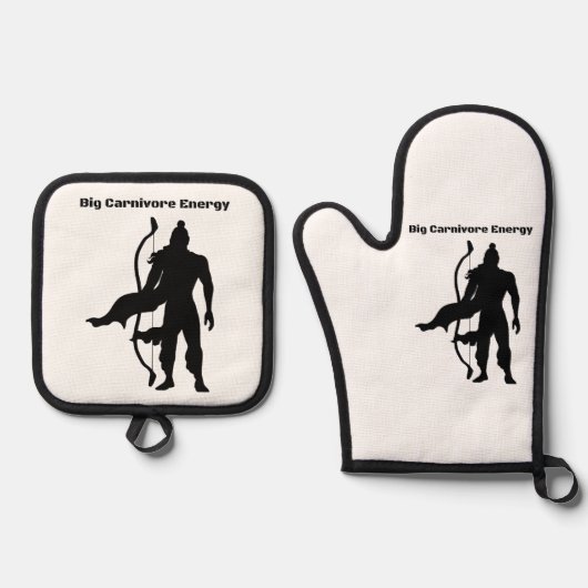 Oven Mitt und Pot Holder Ofenhandschuh & Topflappen-Set (Vorderseite)
