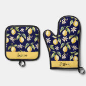 Oven Mitt und Pot Holder Ofenhandschuh & Topflappen-Set (Vorderseite)