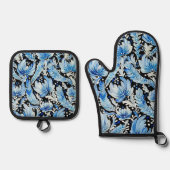 Oven Mitt und Pot Holder Ofenhandschuh & Topflappen-Set (Vorderseite)