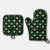 Oven Mitt und Pot Holder Ofenhandschuh & Topflappen-Set (Vorderseite)