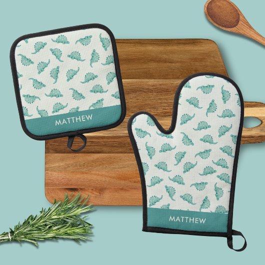 Oven Mitt und Pot Holder Ofenhandschuh & Topflappen-Set