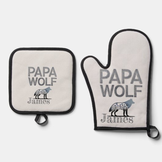 Oven Mitt und Pot Holder Ofenhandschuh & Topflappen-Set (Vorderseite)