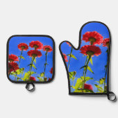 Oven Mitt und Pot Holder Ofenhandschuh & Topflappen-Set (Vorderseite)