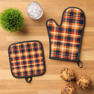 Oven Mitt und Pot Holder Ofenhandschuh & Topflappen-Set