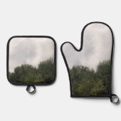 Oven Mitt und Pot Holder Ofenhandschuh & Topflappen-Set (Vorderseite)
