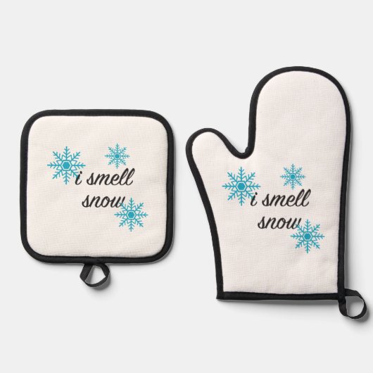 Oven Mitt und Pot Holder Ofenhandschuh & Topflappen-Set (Vorderseite)