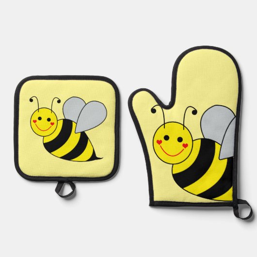 Oven Mitt und Pot Holder Ofenhandschuh & Topflappen-Set (Vorderseite)