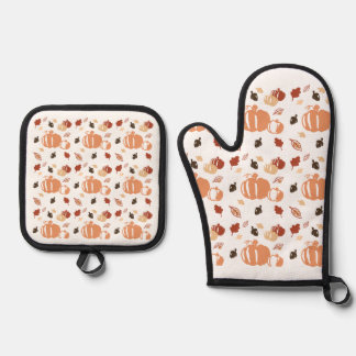Oven Mitt und Pot Holder Ofenhandschuh & Topflappen-Set