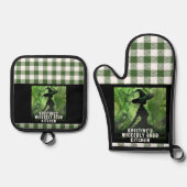 Oven Mitt und Pot Holder Ofenhandschuh & Topflappen-Set (Vorderseite)