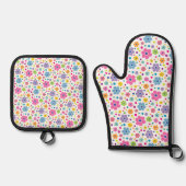 Oven Mitt und Pot Holder Ofenhandschuh & Topflappen-Set (Vorderseite)
