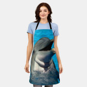 Oven Mitt und Pot Holder Schürze (Getragen)