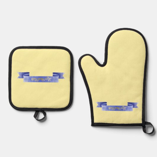 Oven Mitt und Pot Holders Oven Mitt & Pot Holder S Ofenhandschuh & Topflappen-Set (Vorderseite)