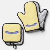 Oven Mitt und Pot Holders Oven Mitt & Pot Holder S Ofenhandschuh & Topflappen-Set (Vorderseite/Rückseite)