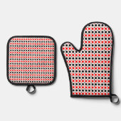 Oven Mitt und Pot Holders Oven Mitt & Pot Holder S Ofenhandschuh & Topflappen-Set (Vorderseite)