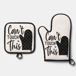 Oven-Mitt und Pothalter Ofenhandschuh & Topflappen-Set