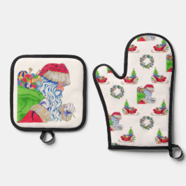 Oven Mitt und Potholder Holiday Ofenhandschuh & Topflappen-Set